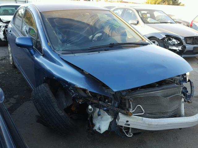 2HGFA16548H517228 - 2008 HONDA CIVIC LX BLUE photo 1