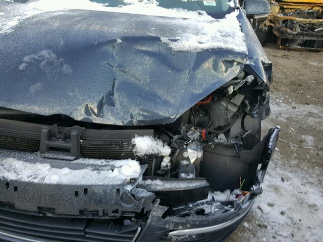 3VWRZ7AJ0AM028891 - 2010 VOLKSWAGEN JETTA SE BLUE photo 9