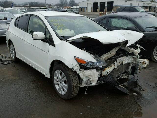 JHMZE2H77CS005838 - 2012 HONDA INSIGHT EX WHITE photo 1