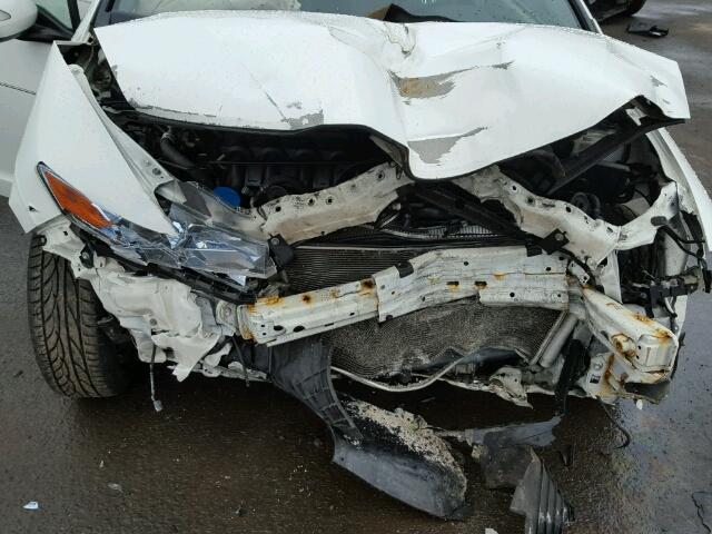 JHMZE2H77CS005838 - 2012 HONDA INSIGHT EX WHITE photo 9