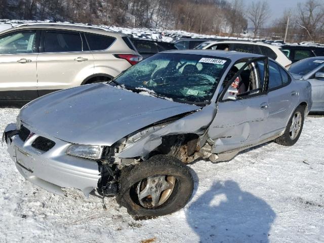 1G2WK52J52F228751 - 2002 PONTIAC GRAND PRIX GRAY photo 2