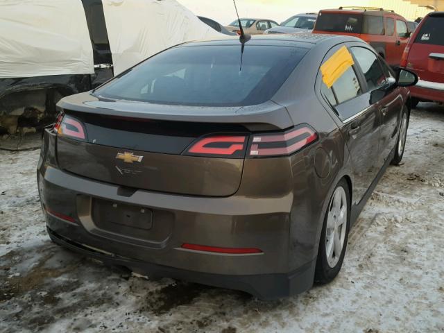 1G1RA6E41EU141204 - 2014 CHEVROLET VOLT BROWN photo 4