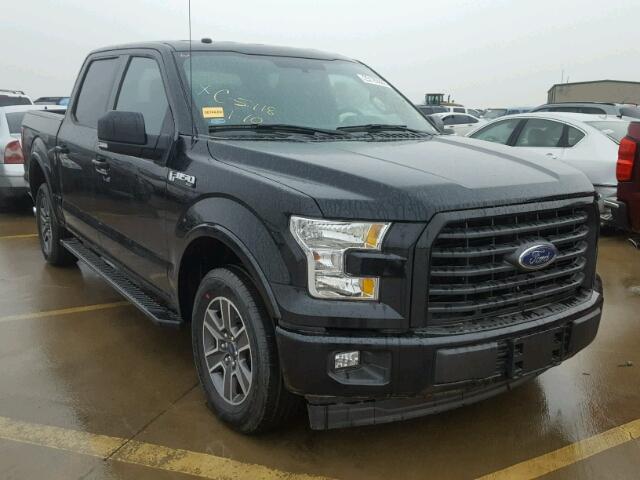 1FTEW1CF2HKD92473 - 2017 FORD F150 SUPER BLACK photo 1