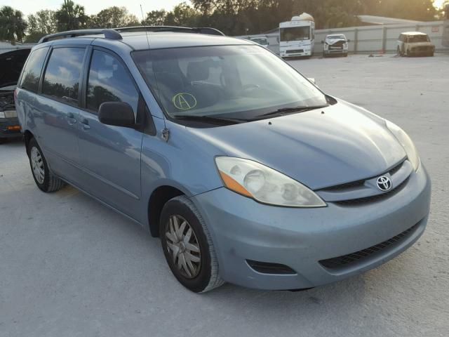 5TDZA23C86S566208 - 2006 TOYOTA SIENNA CE BLUE photo 1