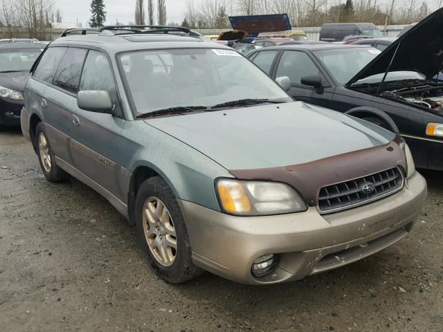 4S3BH686837647125 - 2003 SUBARU LEGACY OUT GREEN photo 1