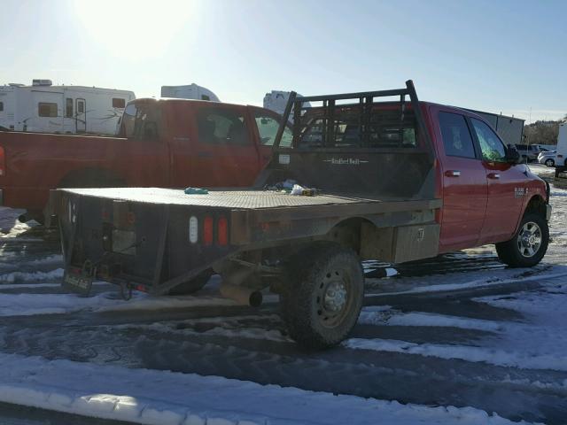 3C6UR5JL6DG543150 - 2013 RAM 2500 SLT RED photo 4