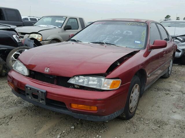 JHMCD5632SC059471 - 1995 HONDA ACCORD LX BURGUNDY photo 2