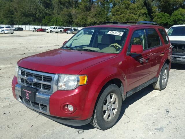 1FMCU0E78AKA33000 - 2010 FORD ESCAPE LIM RED photo 2