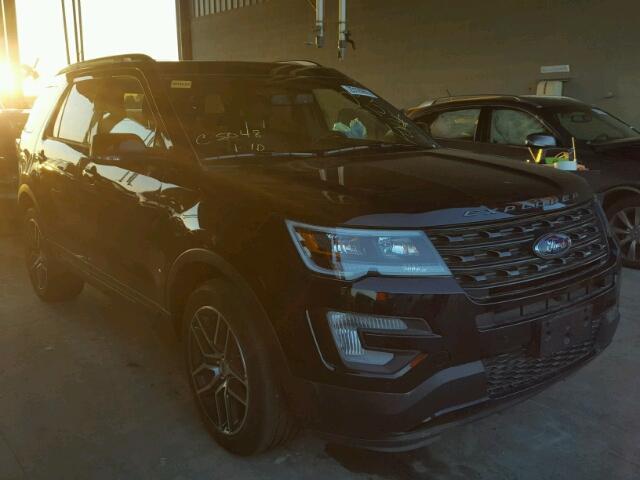 1FM5K8GT0HGD39659 - 2017 FORD EXPLORER S BLACK photo 1