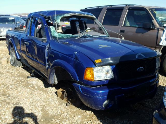 1FTYR14U33PB79674 - 2003 FORD RANGER SUP BLUE photo 1