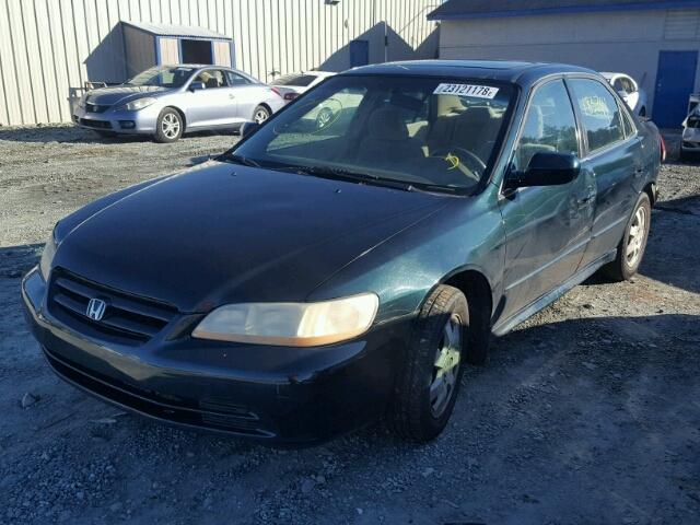 1HGCG66801A010453 - 2001 HONDA ACCORD EX GREEN photo 2