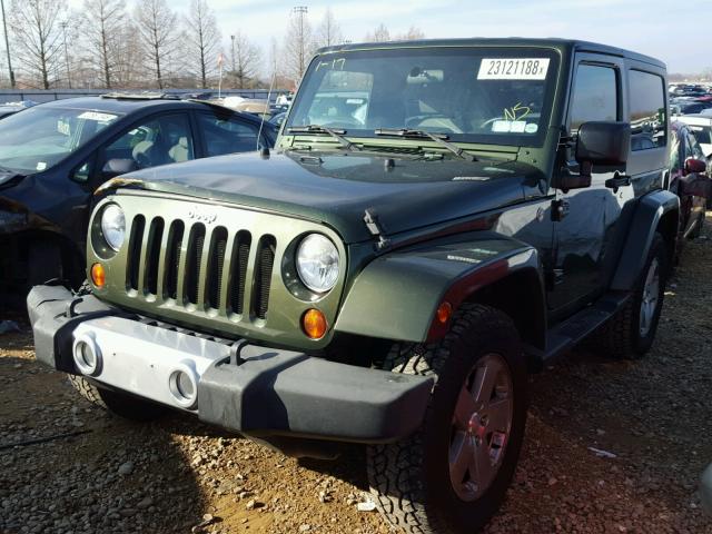 1J4FA54188L567052 - 2008 JEEP WRANGLER S 绿色 照片 2