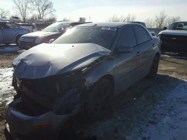 1YVHP80C775M49352 - 2007 MAZDA 6 I GRAY photo 2