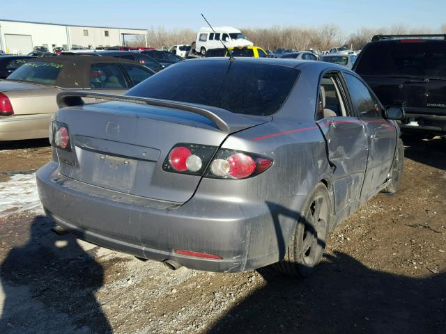 1YVHP80C775M49352 - 2007 MAZDA 6 I GRAY photo 4