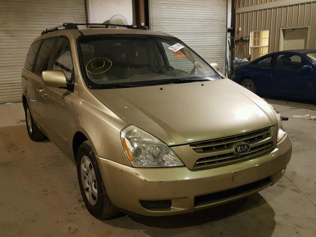 KNDMB233386220738 - 2008 KIA SEDONA EX TAN photo 1