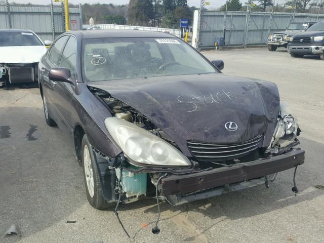 JTHBF30GX30102480 - 2003 LEXUS ES 300 BURGUNDY photo 1