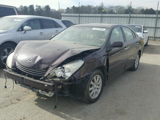 JTHBF30GX30102480 - 2003 LEXUS ES 300 BURGUNDY photo 2