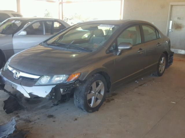 1HGFA16887L075906 - 2007 HONDA CIVIC EX ოქროსფერი ფოტო 2