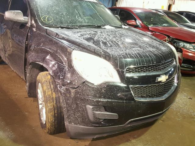 2CNALBEW8A6256377 - 2010 CHEVROLET EQUINOX LS BLACK photo 9