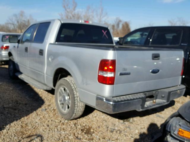 1FTPW12V27KC68493 - 2007 FORD F150 SUPER SILVER photo 3