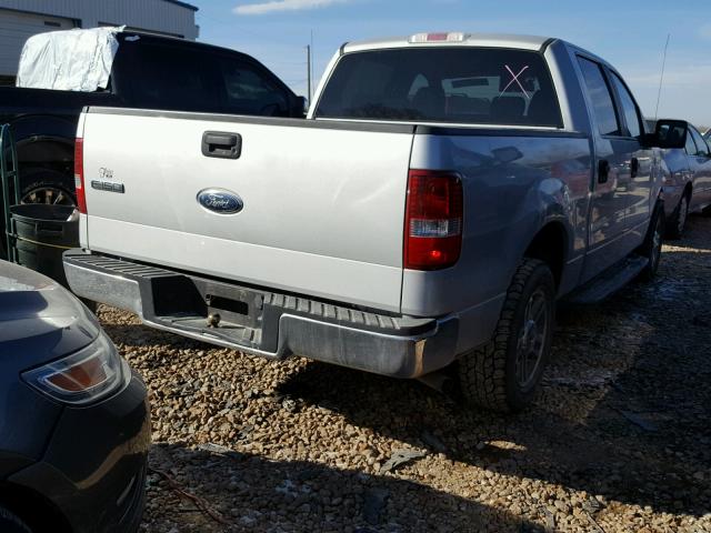 1FTPW12V27KC68493 - 2007 FORD F150 SUPER SILVER photo 4