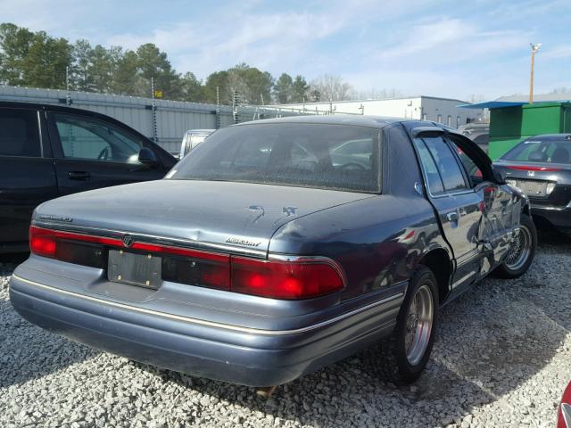 2MELM75W8TX696974 - 1996 MERCURY GRAND MARQ BLUE photo 4