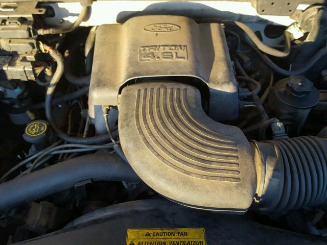 1FTDX1768VND40407 - 1997 FORD F150 WHITE photo 7