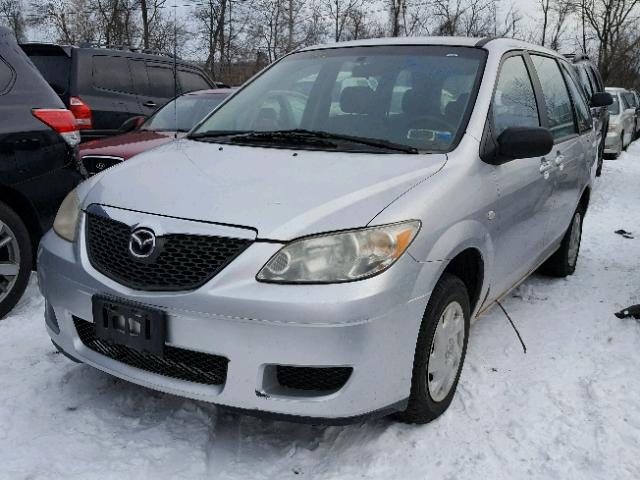 JM3LW28A960557588 - 2006 MAZDA MPV WAGON GRAY photo 2