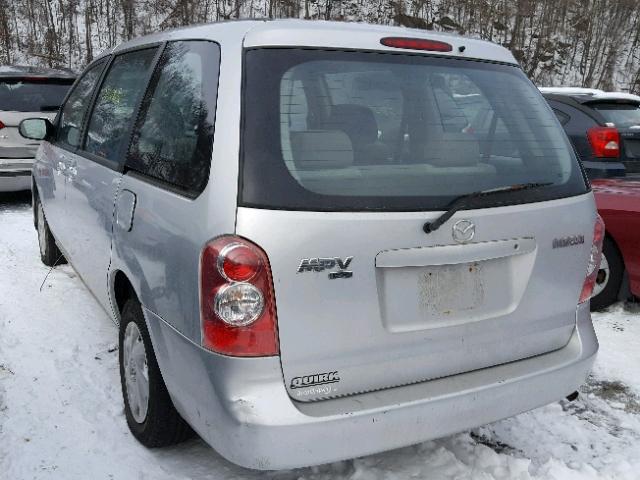 JM3LW28A960557588 - 2006 MAZDA MPV WAGON GRAY photo 3