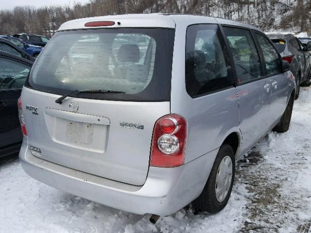 JM3LW28A960557588 - 2006 MAZDA MPV WAGON GRAY photo 4