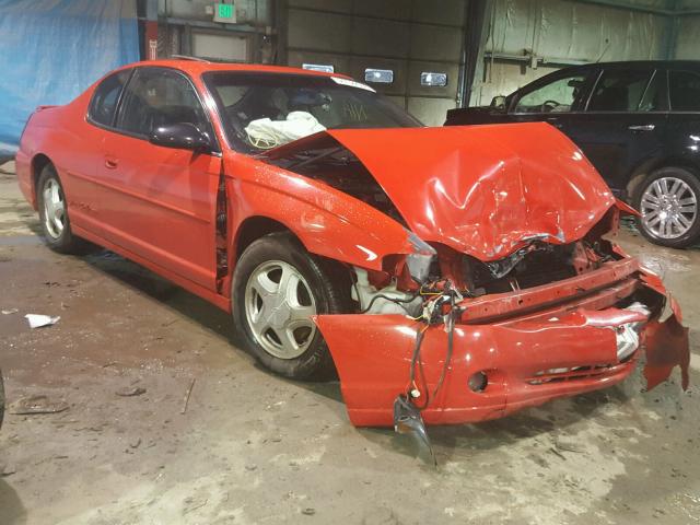 2G1WX15K119103532 - 2001 CHEVROLET MONTE CARL RED photo 1