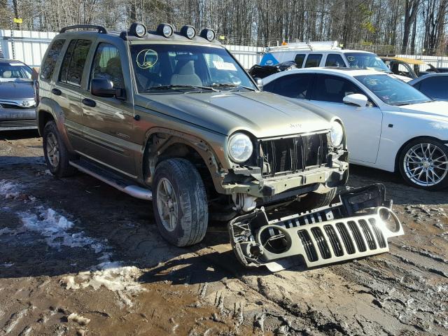 1J4GL38K82W332873 - 2002 JEEP LIBERTY RE GREEN photo 1