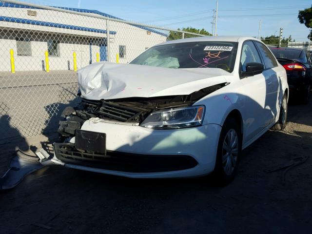 3VW2K7AJ8EM323510 - 2014 VOLKSWAGEN JETTA BASE 白色 照片 2