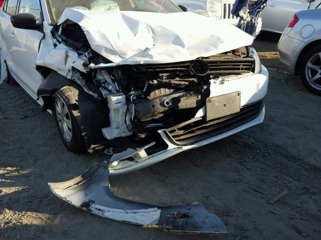 3VW2K7AJ8EM323510 - 2014 VOLKSWAGEN JETTA BASE 白色 照片 9