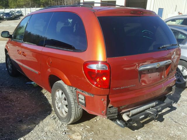 2A4GP54L86R728508 - 2006 CHRYSLER TOWN & COU ORANGE photo 3