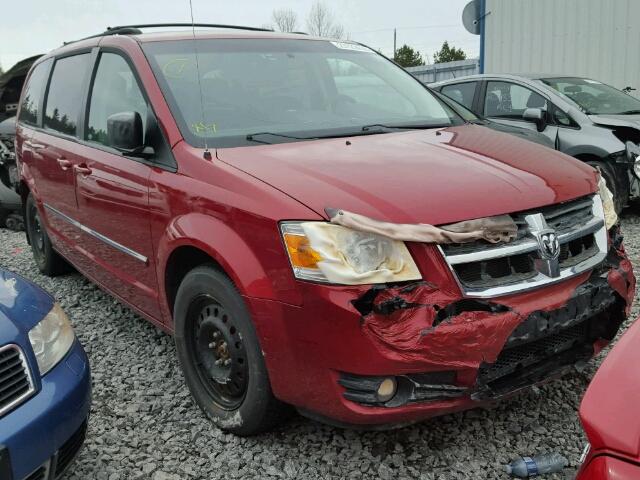 2D8HN44H78R809557 - 2008 DODGE GRAND CARA RED photo 1