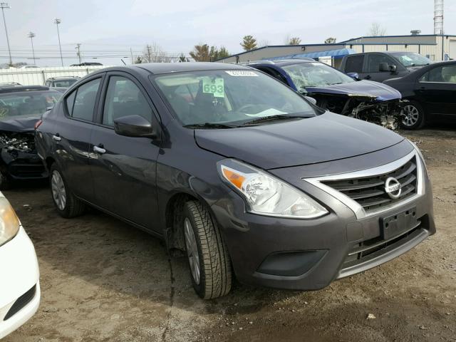 3N1CN7AP9FL820661 - 2015 NISSAN VERSA S CHARCOAL photo 1