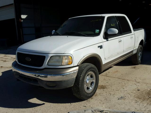 1FTRW08L63KD42467 - 2003 FORD F150 SUPER WHITE photo 2