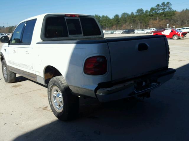 1FTRW08L63KD42467 - 2003 FORD F150 SUPER WHITE photo 3