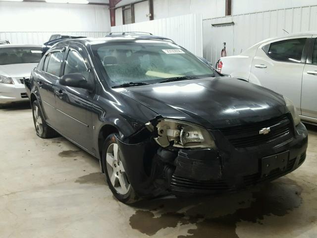 1G1AL58F487285024 - 2008 CHEVROLET COBALT LT BLACK photo 1