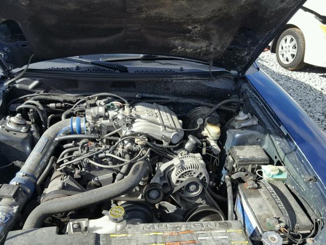 1FALP4045TF119849 - 1996 FORD MUSTANG BLUE photo 7