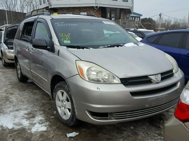 5TDZA23C74S198374 - 2004 TOYOTA SIENNA CE SILVER photo 1