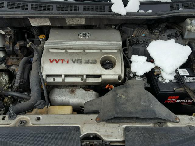 5TDZA23C74S198374 - 2004 TOYOTA SIENNA CE SILVER photo 7