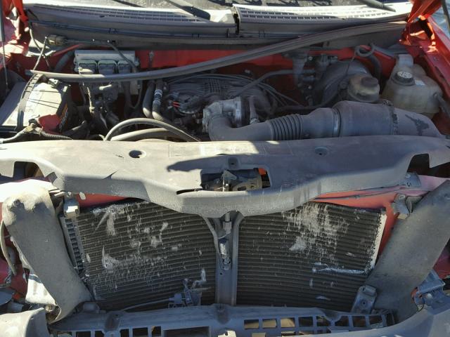 1FTRF12227NA23500 - 2007 FORD F150 RED photo 7