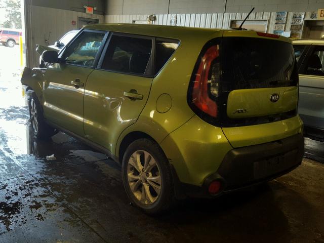 KNDJP3A57E7724665 - 2014 KIA SOUL + GREEN photo 3