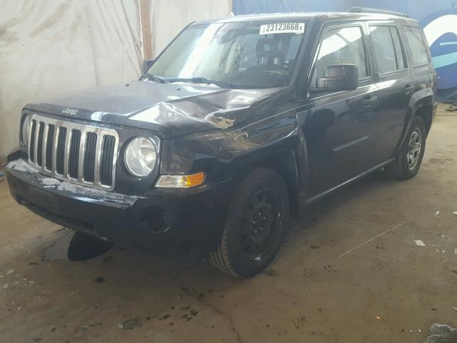 1J4FT28A89D122275 - 2009 JEEP PATRIOT SP BLACK photo 2