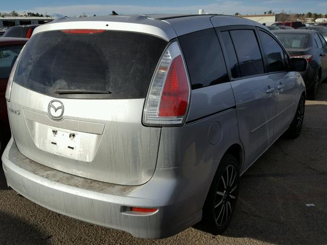 JM1CR29L690346031 - 2009 MAZDA 5 SILVER photo 4