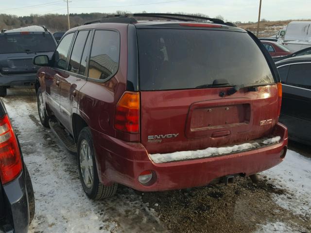 1GKDT13SX72258458 - 2007 GMC ENVOY BURGUNDY photo 3