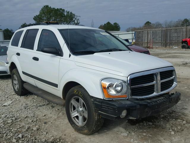 1D4HD48N36F113948 - 2006 DODGE DURANGO SL WHITE photo 1