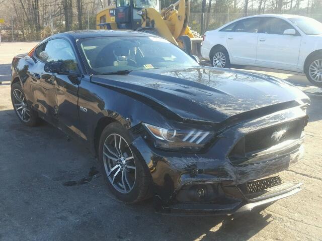 1FA6P8CF6G5259924 - 2016 FORD MUSTANG GT BLACK photo 1